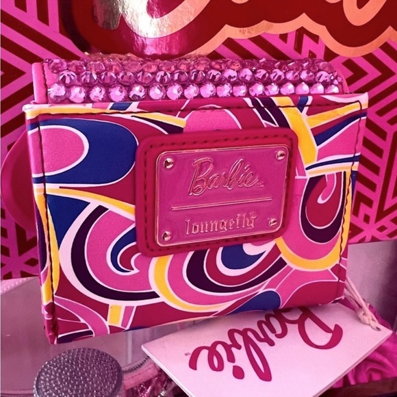 Barbie Rhinestone Loungefly Wallet - Picture 4 of 10
